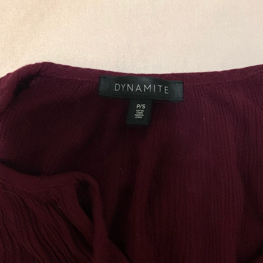 Maroon Dynamite Blouse - Picture 2 of 2